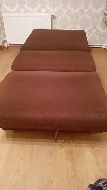 acilib yigilan stul: Qatlanan kreslo/mini-divan – çevrilən model2ədəd uzunu 2metr, eni 85sm — 1