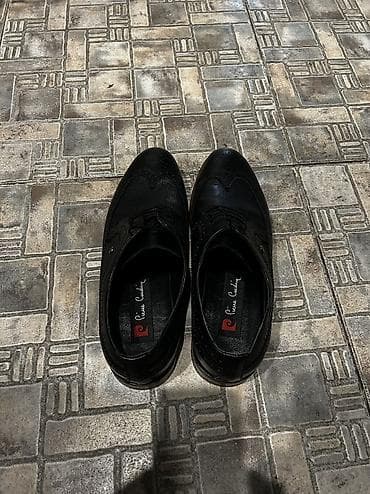 first class fit kahve: Pierre Cardin klassik kişi ayaqqabısı - Model: Broq (wingtip — 10