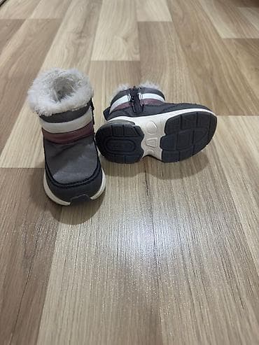 детские термо ботинки: Цвет - Серый Сапоги, Размер: 20, Унисекс — 4