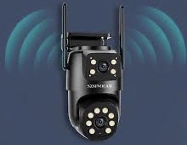 kask kamera: SZSINOCAM Wi‑Fi ağıllı təhlükəsizlik kamerası - Xarici/interyer — 6