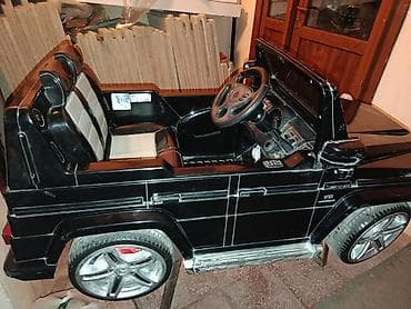 akumulator usaq masinlari: Uşaq üçün elektrikli minik avtomobili – qara rəng, SUV/G-class — 4