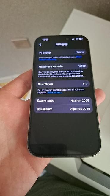 iphone x kabrolari: IPhone 16 Pro, 256 GB, Gümüşü, Face ID — 5