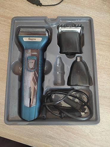 mp 3 player: Geemy GM-566 – 3‑ü 1‑də şaver və trimmer dəsti Xüsusiyyətlər: - 3 — 1