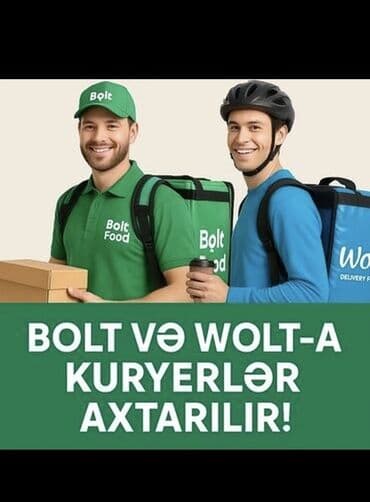 стать курьером wolt: Moto-kuryer tələb olunur, Gündəlik ödəniş, Təcrübəsiz — 2
