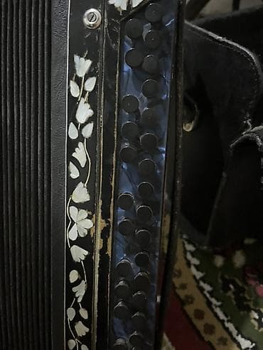 Qarmonlar: Qarmon – dekorlu, ana mirvari naxışlı - Növ: knopf akordeon tipli — 5
