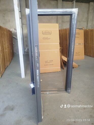 Furnitura və aksessuarlar: Mənzil üçün Yeni Giriş qapısı 90x205 sm Çərçivə ilə, Zəmanətli, Pulsuz quraşdırma, Pulsuz çatdırılma — 9