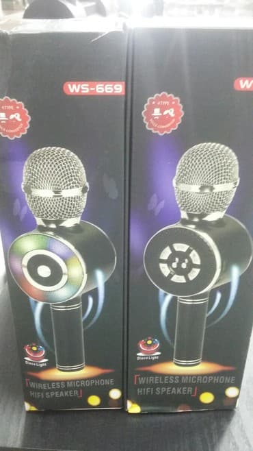 ses yazan cihazlar: Mikrafon ses guclendirici karoke kalonka.Mikro fles,auks butun — 1