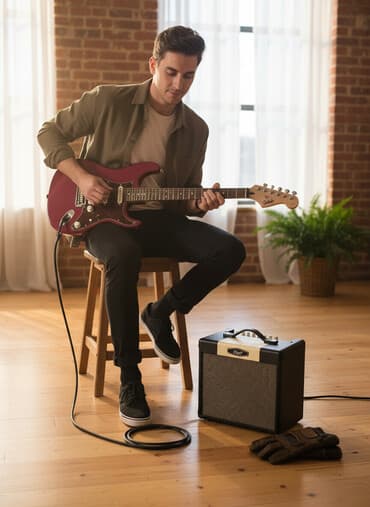 Cort elektrik gitara dəsti Tezedir Uzerindeki plyonka soyulmayib Kabel