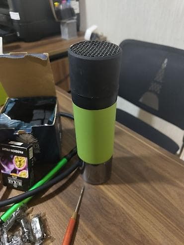 bas: Daşınan mini nərgilə seti - Kompakt, silindrik gövdə: yaşıl rəngli — 2