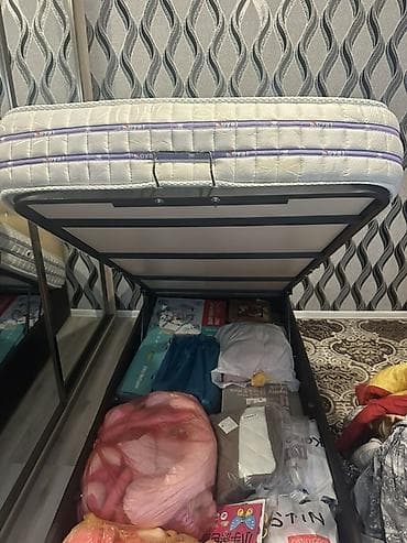 royal matras: İşlənmiş, Təknəfərlik çarpayı, Bazalı, Matras ilə, Siyirməli — 1