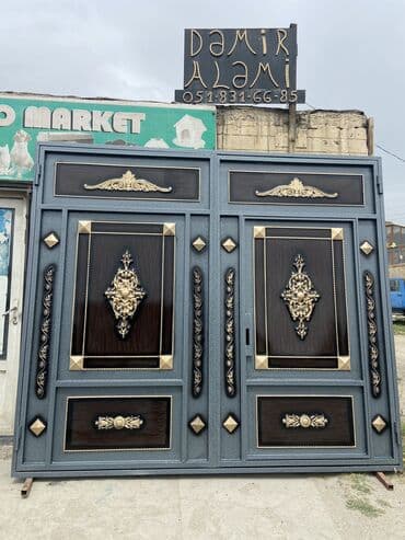 darvazaların satışı: Darvazalar, Həyət üçün, Yeni, Mexaniki, Ödənişli çatdırılma, Rayonlara çatdırılma, Ünvandan götürmə, Ödənişli quraşdırma — 1