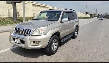 prado sükan: Toyota Land Cruiser Prado (120 kuzov), qızılı/bej rəng. - Kuzov: 5 — 1