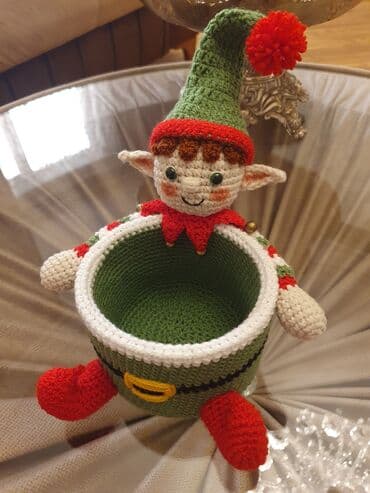 stilus qələm: Əllə toxunmuş dekorativ qələm/qutucuq – maral fiqurlu - Material — 5