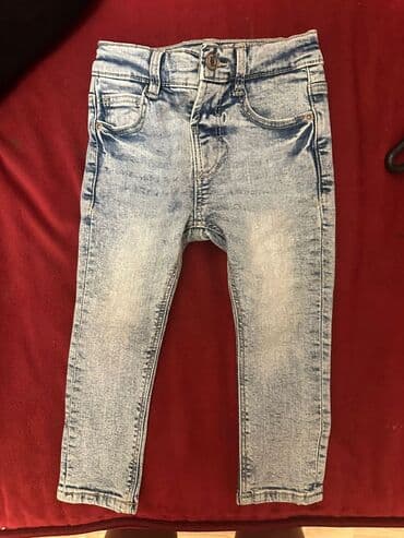 Uşaqlar üçün digər geyimlər: Rəng - Mavi, Cins şalvar, Zara Kids, Oğlan üçün, 1 - 2 yaş — 1