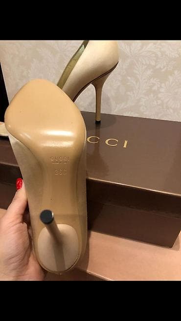 tufli: Tuflilər, Gucci, Ölçü: 36.5, rəng - Bej, Yeni — 3