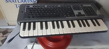 mini disk: USB MIDI klaviatura (mini piano klavişləri) - 25 klavişli (2 oktavaya — 1