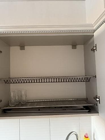 turk sobası: Klassik dizaynlı mətbəx mebeli dəsti - Rəng: açıq krem/boz tonlarda — 7