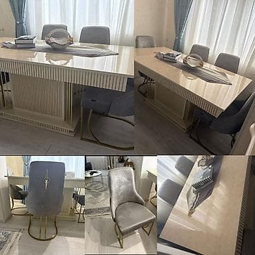 iki neferlik divan: Masa desti. 1100azn. 6 stulla. İdeal veziyyetde. Baha alinib — 1