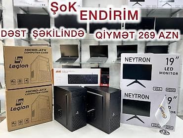 stul ustu kamputerler: Sistem blokları Şəhər: Bakı Çatdırılma?: Bəli UniSet Electronic🏪 — 2