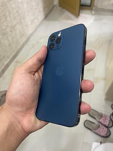 12 ayfon: IPhone 12 Pro, 128 GB, Pacific Blue, Simsiz şarj — 2