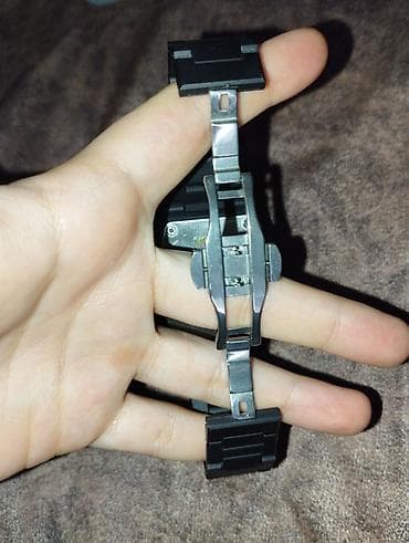 Наручные часы: Minimalist dizaynlı qara qol saatı - Tam qara mat korpus və metal — 6