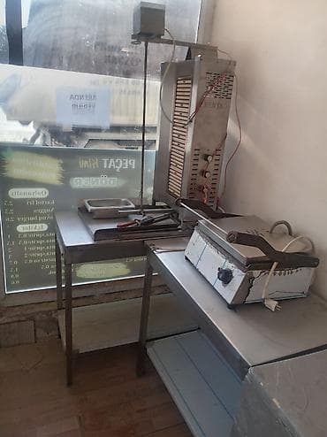 doner bıcağı: Dönərxana avadanlıqları paketi Tərkib: əlavə 2 stol razılaşma olar — 3