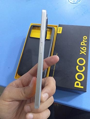 poko telefon: Poco X6 Pro 5G, 512 GB, rəng - Gümüşü, Barmaq izi — 8