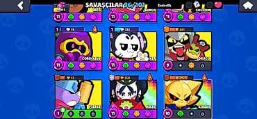 Brawl Stars hesabı – geniş və inkişaf etmiş kolleksiya - Kolleksiya