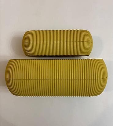 Горшки для растений: Dekorativ çiçək dibçəyi və uzunoval dəsti - Rənglər: tünd terrakota — 3