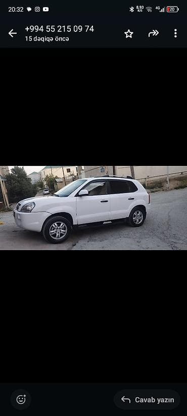 Hyundai Tucson – ağ rəngli, şəhər və kənd yolları üçün universal — 1