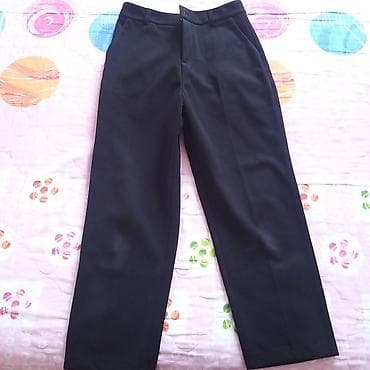 M ölçü qadın klassik qara şalvarı - Kəsim: düz balaq, orta bel -