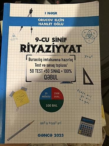 qantel satışı: Satılır: 9-cu sinif buraxılış imtahanına hazırlıq kitabları və DİM — 3