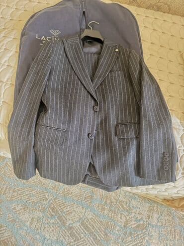 yun şalvar: Məhsul: Lacivert Elegant kişi kostyum dəsti - Rəng və naxış: Tünd — 3