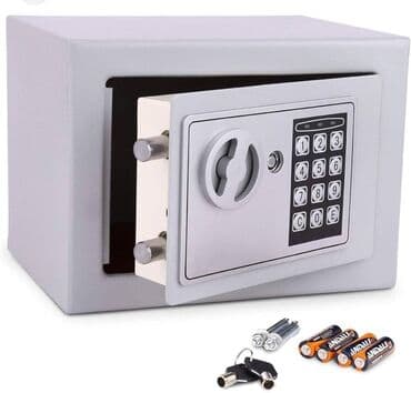 сейф бу бишкек: • Ölçüləri : Hündürlük 18 dərinlik 18, eni 25 sm • Rəngi:2 rəngi — 1