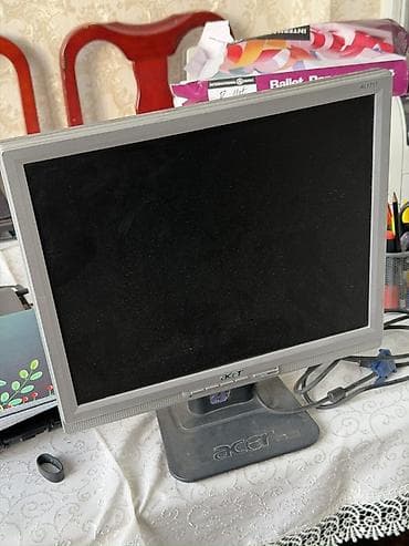 Monitorlar: Acer AL1717 LCD monitor Əla vəziyyətdədir və heç bir problem yoxdur — 1