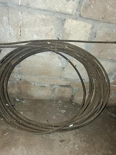 3 kq balon: Polad tros (metal kabel) – rulon Təxmini. 20-40 metrdir . Qiymət — 2