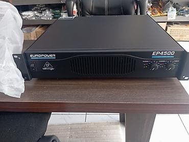 gucləndirici: Behringer Europower EP4500 – İki kanallı güc gücləndiricisi cox — 1