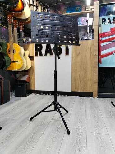 gitara dayağı: Mikrafonlu pipiter Mikrafon dayağı, not dayağı Not dayaq pipiter — 2