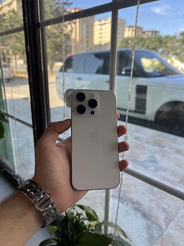 iphone vip: IPhone 16 Pro, 128 GB, White Titanium, Face ID, Zəmanət, Simsiz şarj — 3