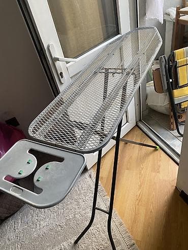 utu masaları: Metal torlu ütü masası - Geniş, uzunsov iş səthi: havakeçirən metal — 1