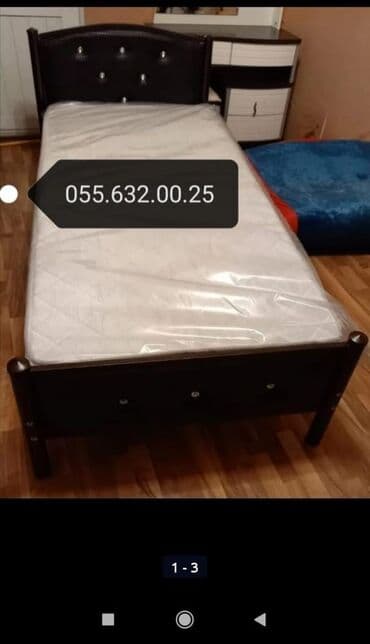 demir kravat: Yeni, Təknəfərlik çarpayı, Bazasız, Matrassız, Siyirməsiz, Azərbaycan — 2