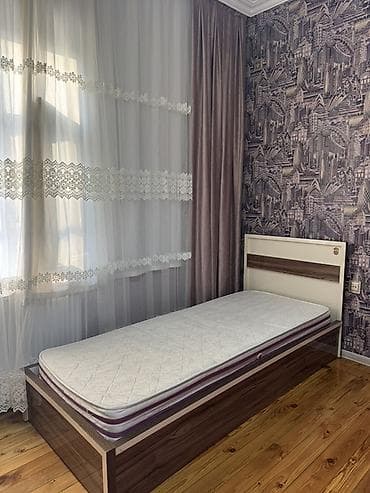 Təknəfərlik çarpayı, Bazalı, Matras ilə, Siyirməsiz — 2