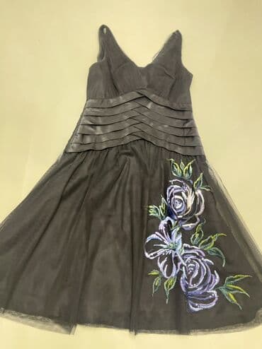 don ziyafət: Qara-boz rəngli zərif geyim -Caspian Shop - S M beden 65 Azn - — 2