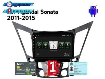 şit üstü monitor: Hyundai sonata 11-15 android monitor dvd-monitor ve android monitor — 1