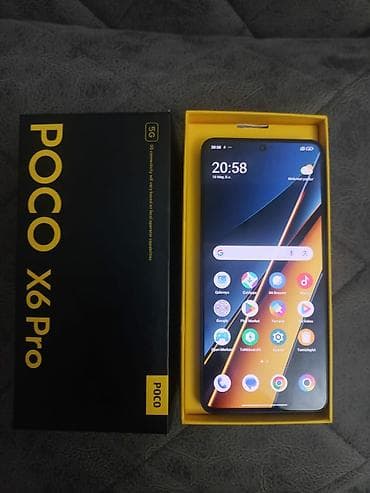 blu ray disk: Poco X6 Pro, 512 GB, rəng - Boz, Sensor — 1
