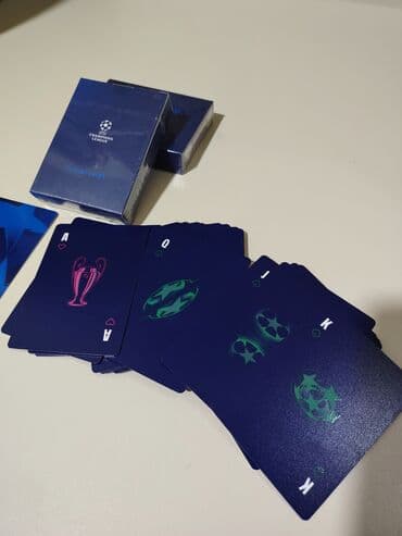 Maskalar, eynəklər: Tam Orginal "Champions League Playing Cards"Kartları SATILIR.YALNIZ — 3