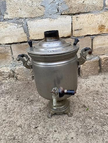 ikinci əl qaz sobası: İşlənmiş Od Samovar, 10 l, Ünvandan götürmə — 1