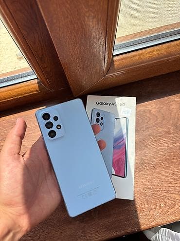 a53 plata: Samsung Galaxy A53 5G, 128 GB, rəng - Göy, Barmaq izi, Face ID — 1