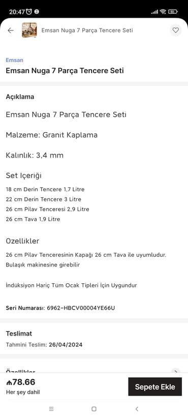 купить чайник в баку: Emsan Nuga
yeni qutuda — 2