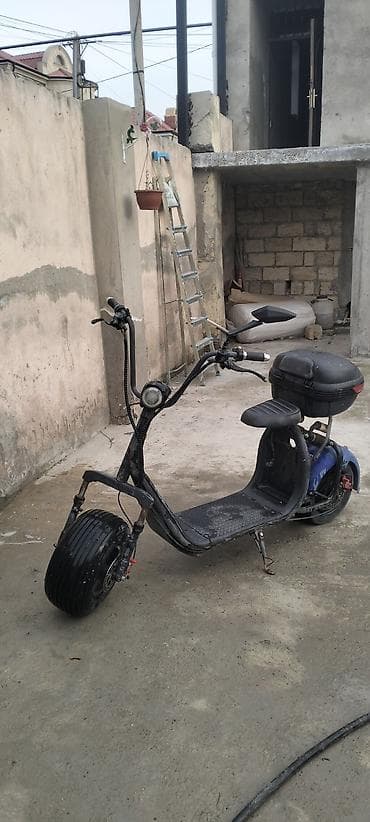 Elektrik skuter – Citycoco tipli geniş təkərli model - Güclü elektrik